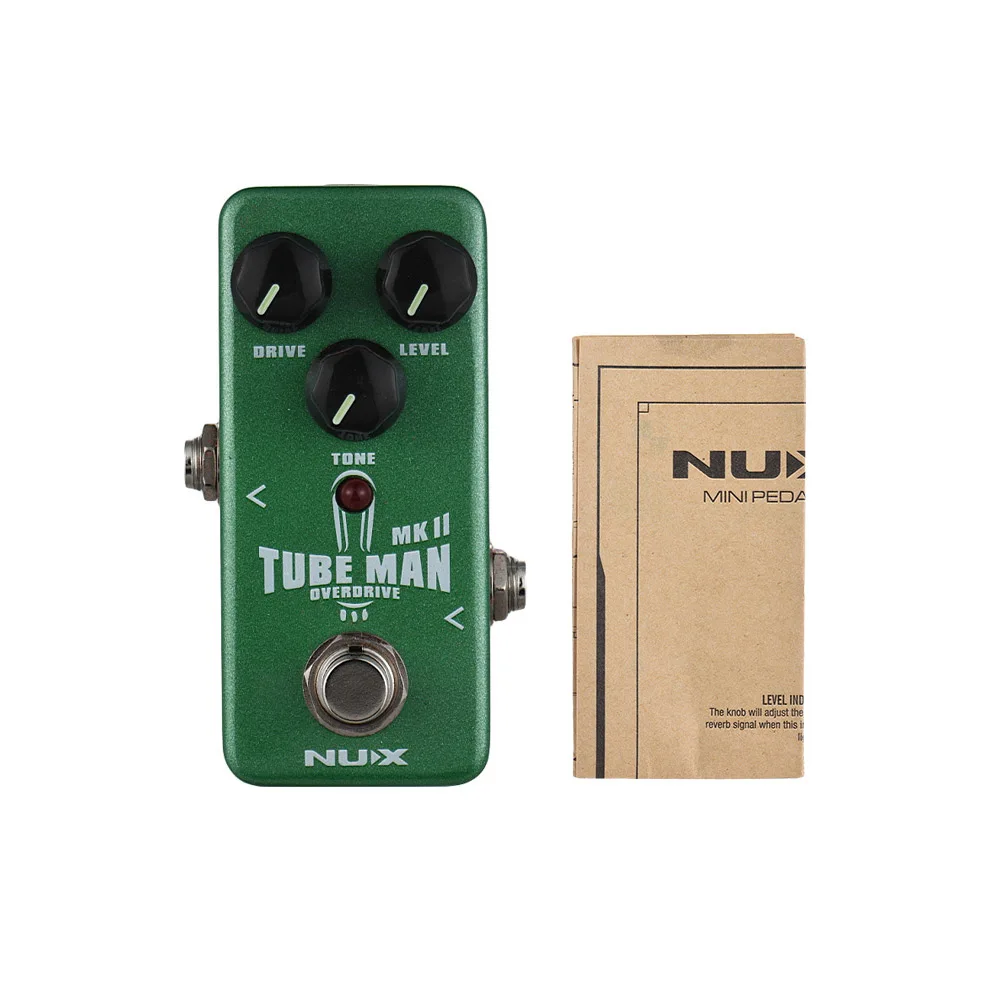 NUX NOD 2 TUBE MAN MK II педаль для гитарного эффекта овердрайв полностью металлический