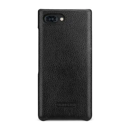 Черный Чехол s Для Blackberry KEY2 LE чехол из натуральной кожи для телефона KEYone Ультратонкий чехол для Blackberry Key2 для BB KEY 2 - Цвет: Черный