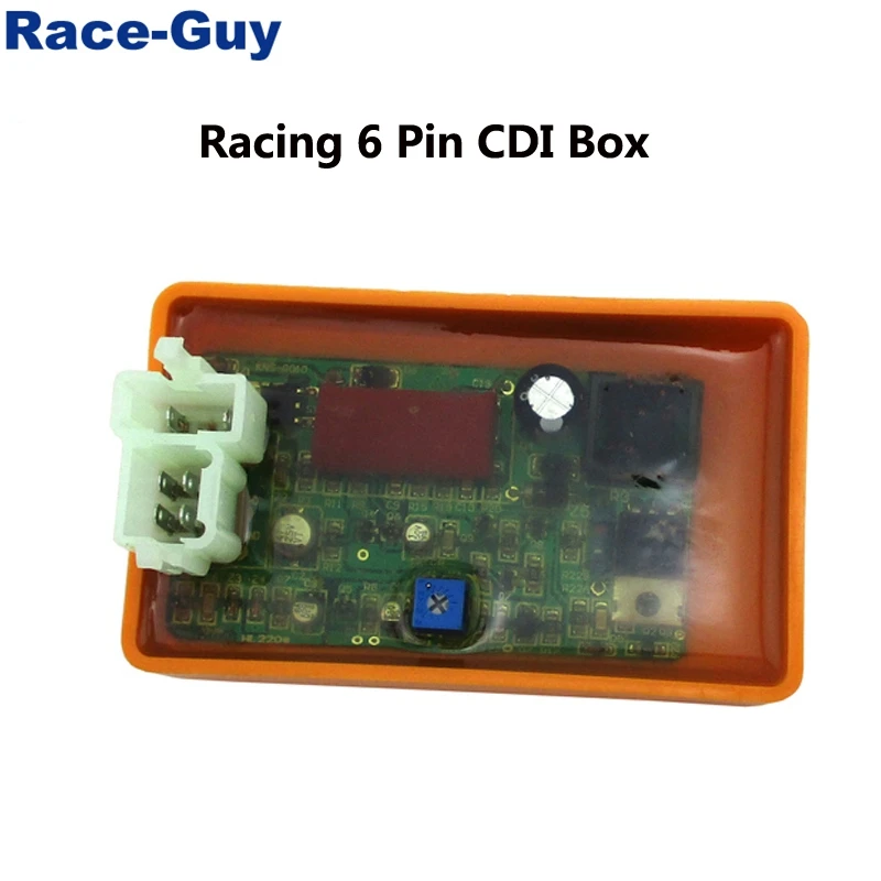 6 Pin производительность DC CDI ECU Регулируемый REV Box для Honda Helix CN250 Elite CH250