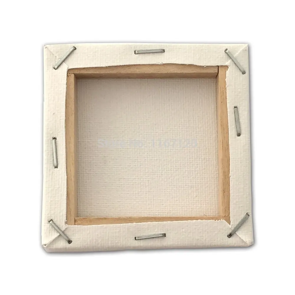 Мини-холщовая доска для художников 4 шт. маленькая акриловая/масляная краска 4*4