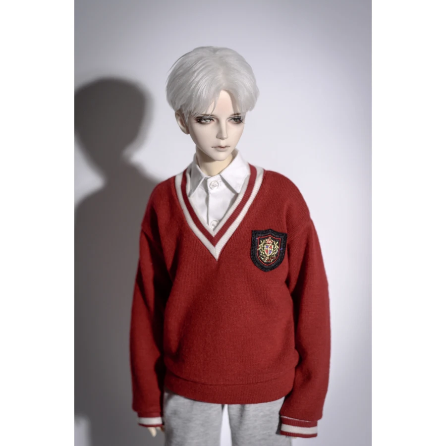 BJD серый свитер Толстовка кофта Верхняя часть одежды для мужчин 1/3 SD17 70 см 24