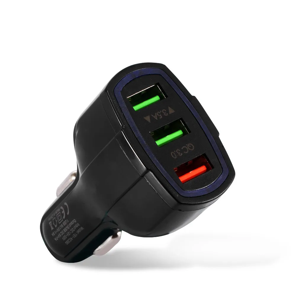Быстрая зарядка 3 0 Автомобильное зарядное устройство адаптер 3.5A QC3.0 быстрая
