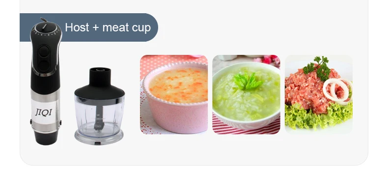 JIQI электрические ручные миксеры для пищевых продуктов, многофункциональный портативный блендер для фруктов, соковыжималка для перемешивания, взбивания яиц, миксер, 110 В, 220 В