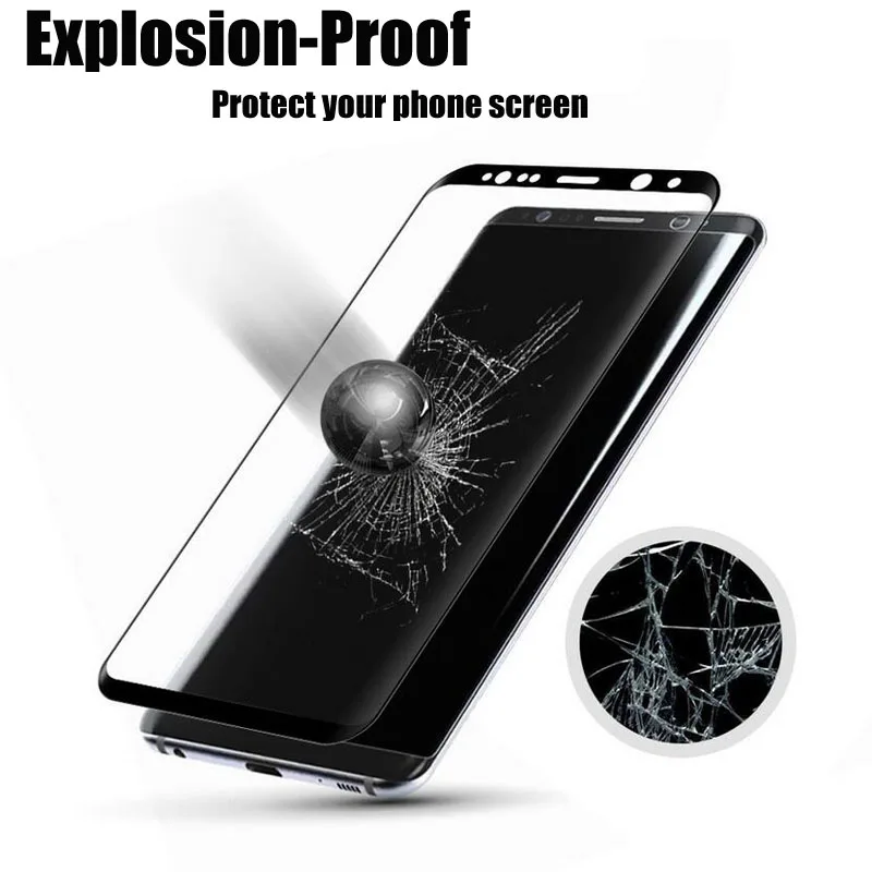 Закаленное стекло GerTong с полным покрытием для Samsung Galaxy S9 S8 Note 8 S7 Edge Plus S6 Защита