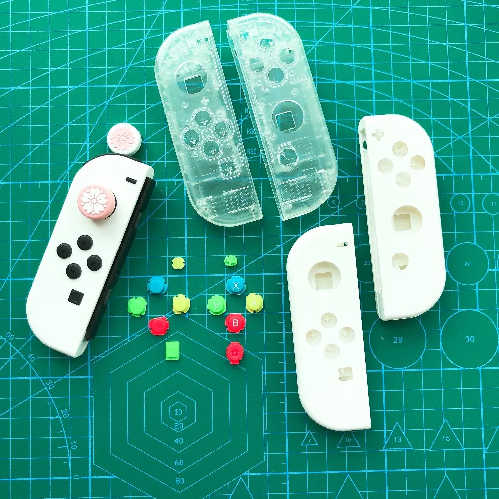 Для Nintendo Switch Console Joy con Корпус Корпуса чехол Белый Запасные части DIY корпус