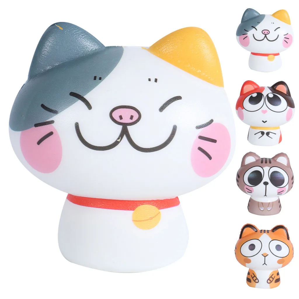 Squishy Cat 1 шт. изысканные игрушки для детей Poopsie милый кот ароматизированные