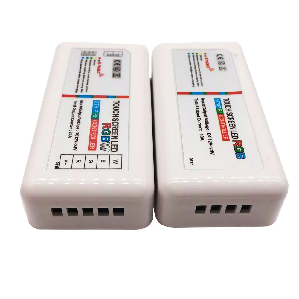 2 4G RGB RGBW LED контроллер сенсорный экран DC 12-24V 6A 4 канала светодиодный пульт