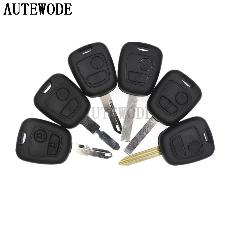 AUTEWODE 2 кнопки дистанционного управления брелок автомобиля телефон SX9 307 407 406