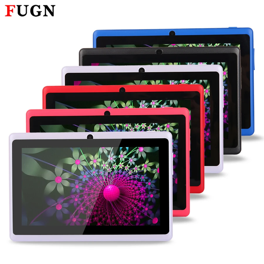 Fugn 7 дюймов оригинал Wi Fi Планшеты Детский рисунок Тетрадь 4 ядра две камеры Android PC