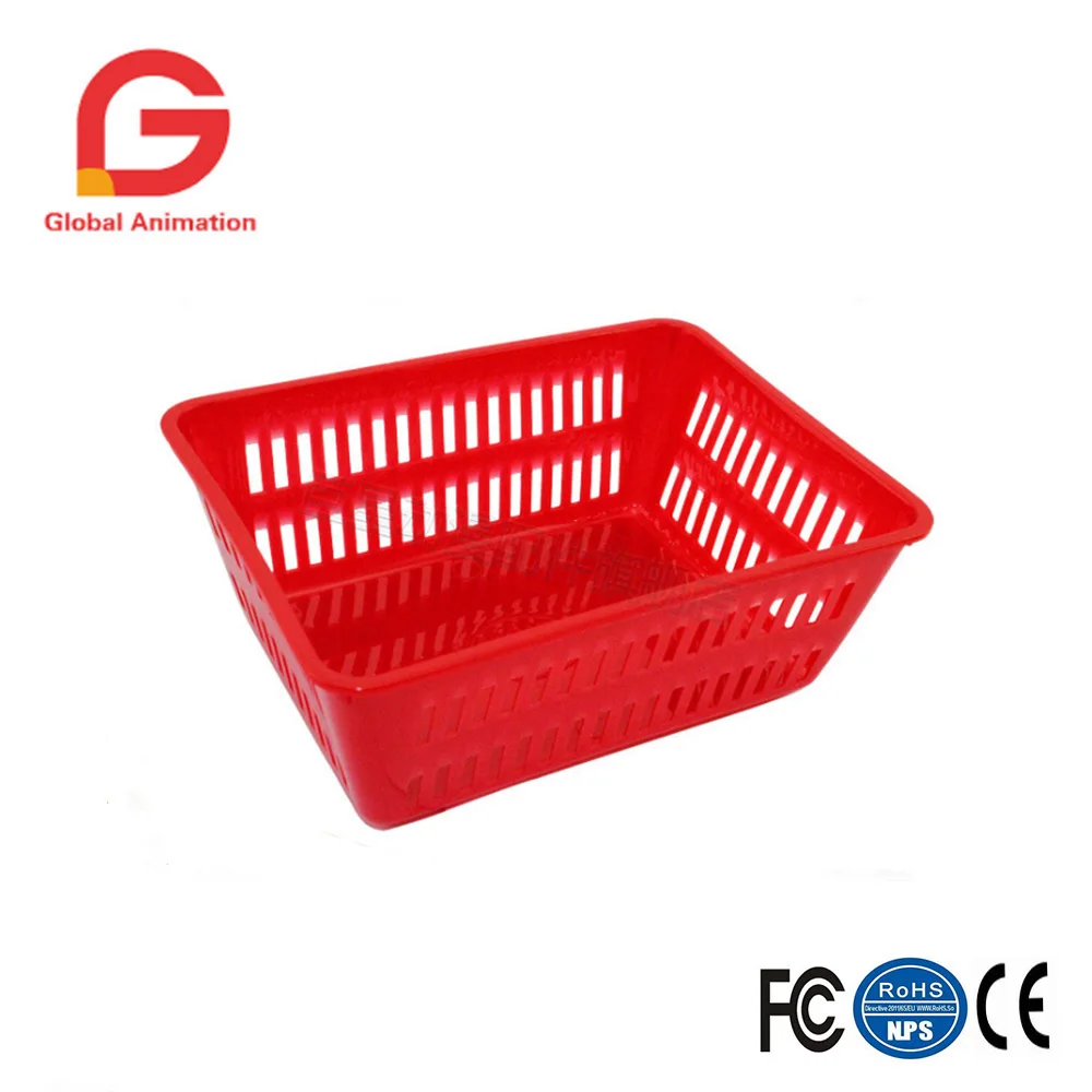 

Big size coin box game box multi colors durable plastic basket game machine parts 500 pcs coins available wholesale