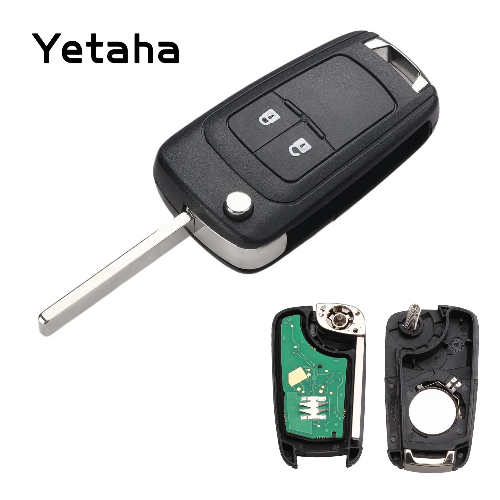Автомобильный пульт дистанционного управления Yetaha 2 кнопки 433 МГц подходит для