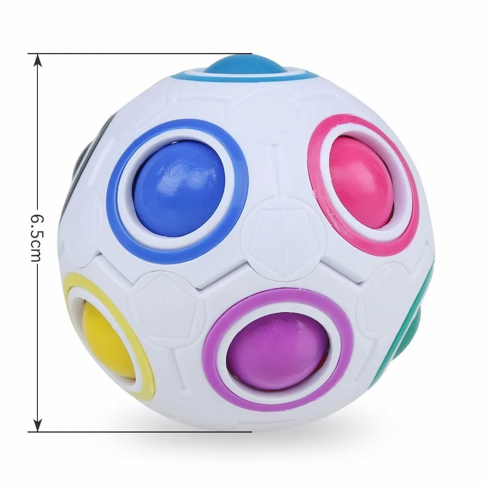 Волшебный Радужный шар Куб 3d головоломка игра игрушки для детей и