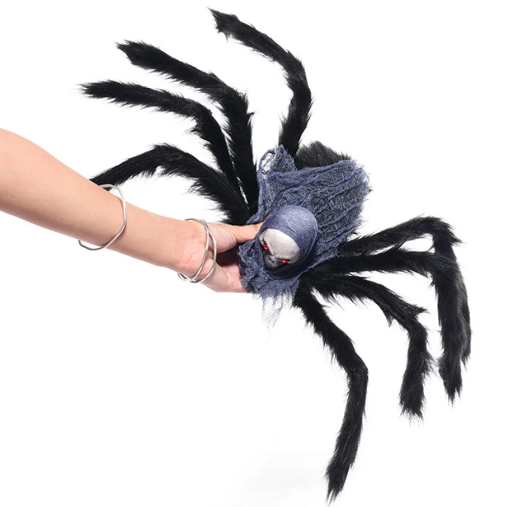 Имитация плюшевой игрушки Хэллоуин странные пауки имитация мягкая плюшевая