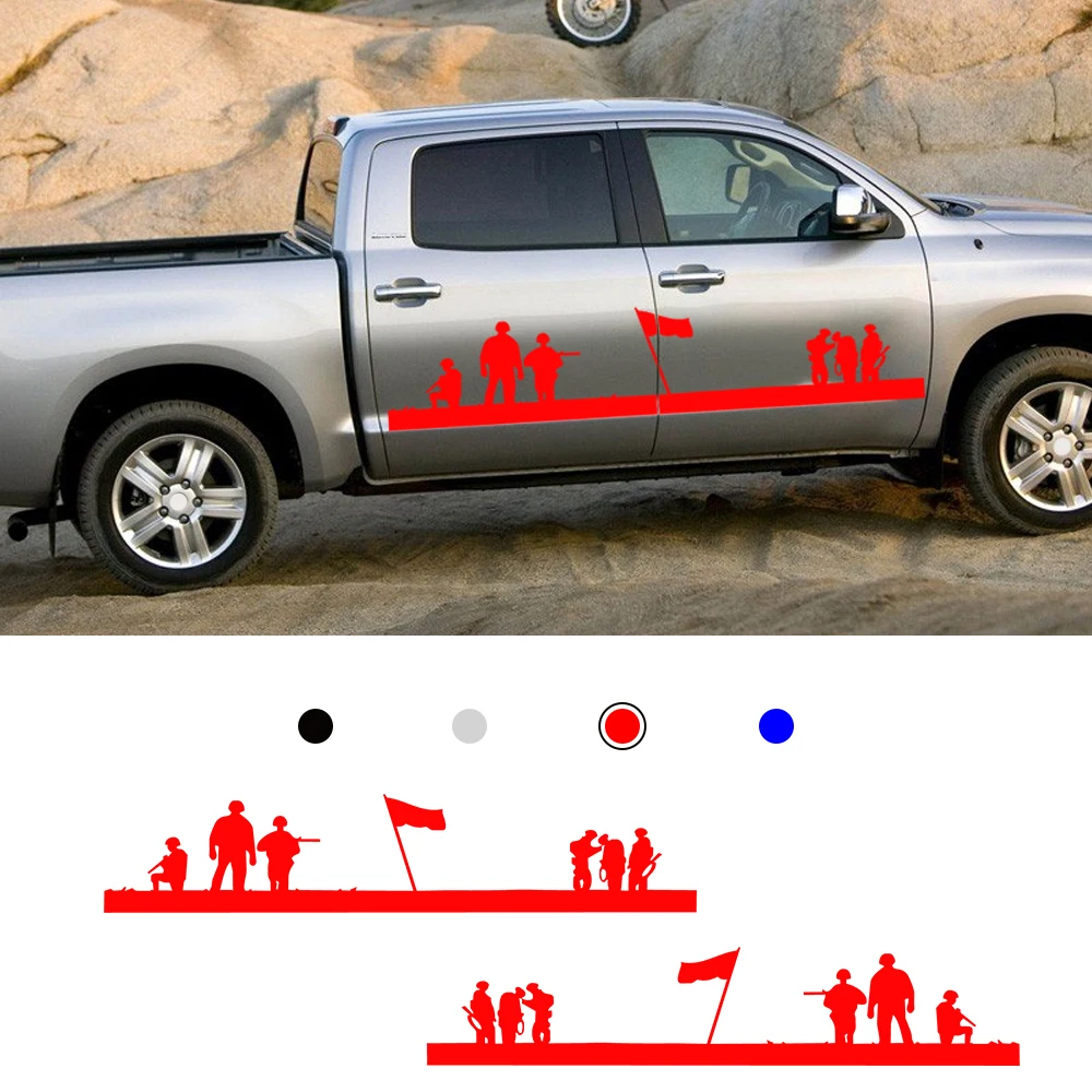 Для Mitsubishi Fiat Fullback Nissan Toyota Side Sport sticker пикап Грузовик Авто боковые дверные наклейки