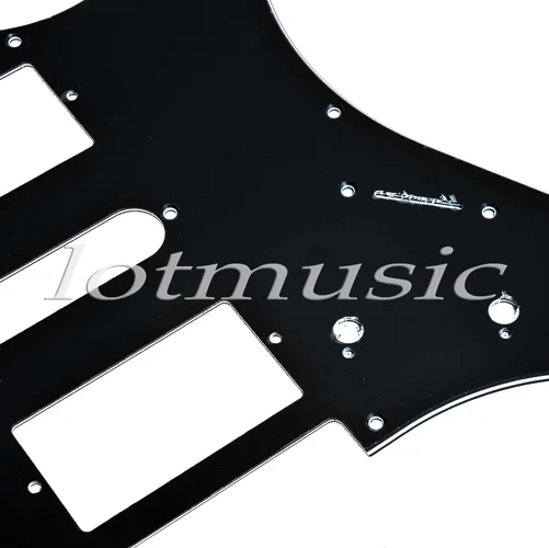 10 шт. черные накладки на гитару 3 слоя 11 отверстий|guitar pickguard|3 plyguitar hole |