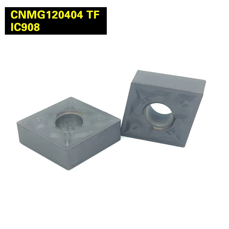 20 шт. точение инструменты CNMG120404 TF IC908/IC907 карбидная вставка для токарного станка