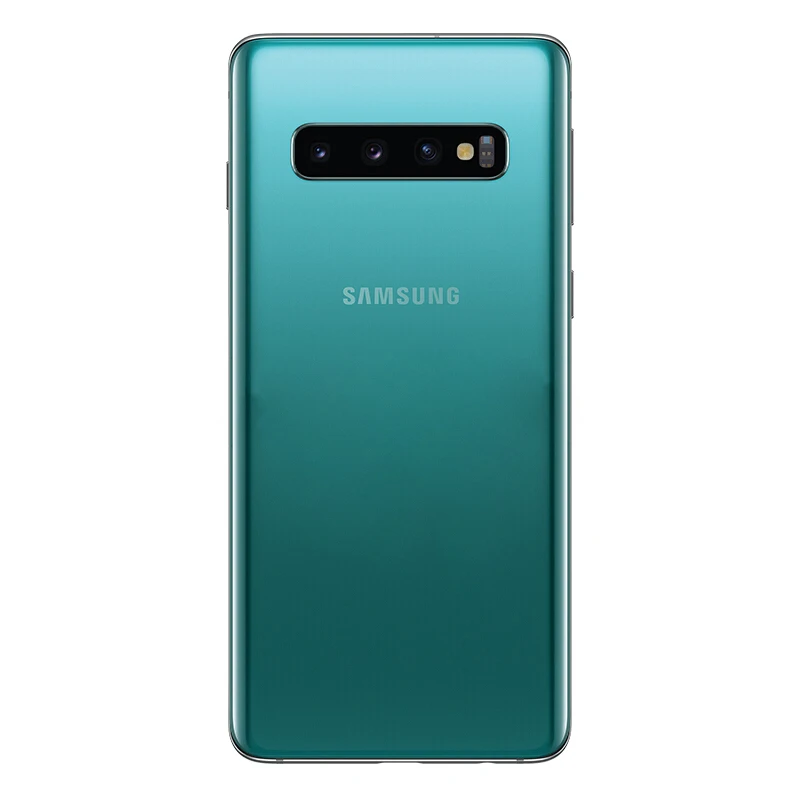 Оригинальная замена Батарея задняя крышка двери Стекло для samsung S10 X SM-G9730 S10 плюс SM-G9750 задняя крышка чехол Стекло задняя крышка - Цвет: Green