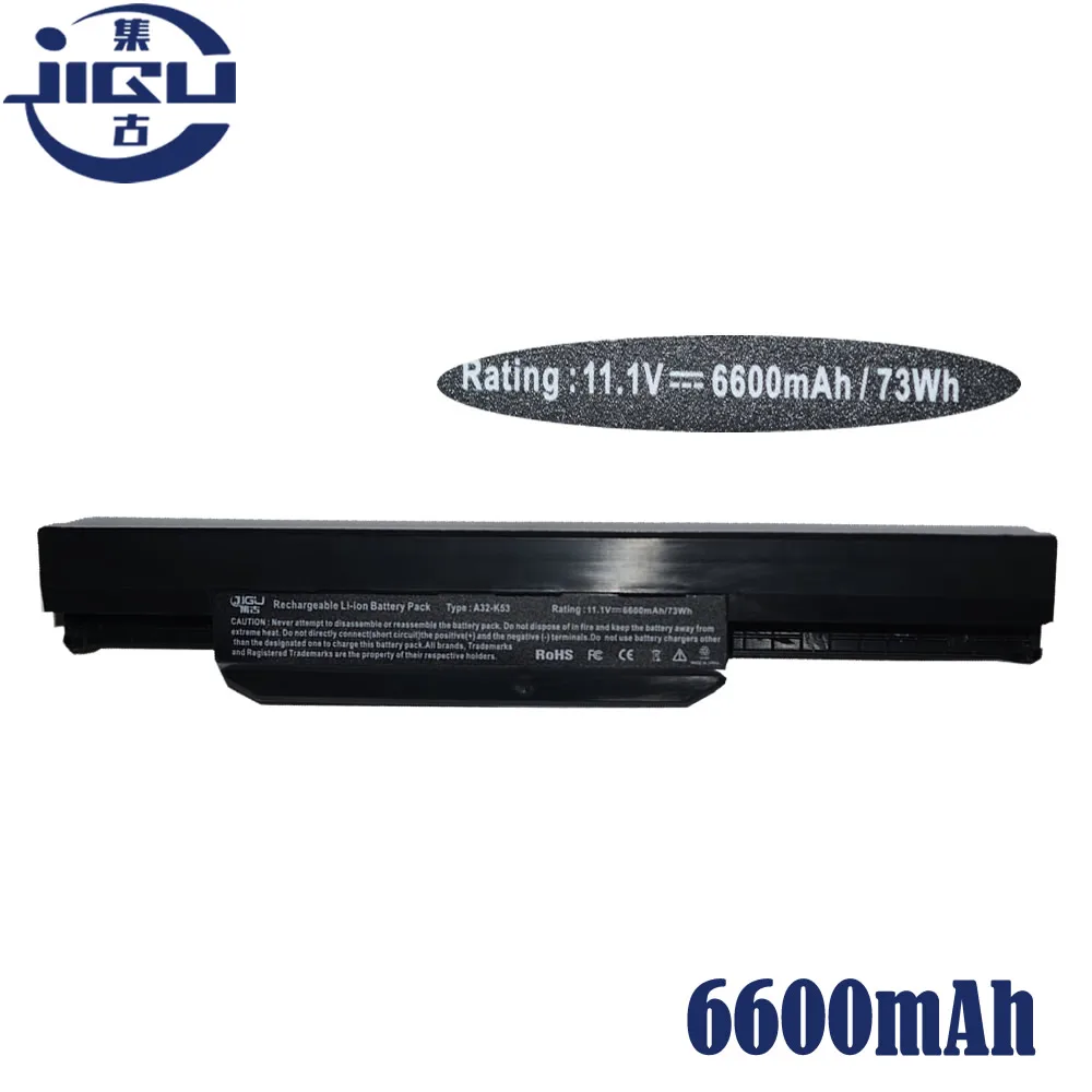 JIGU ноутбука Батарея A32 K53 для Asus A43 A43J A53J A53 K43 K53s X43 X43s X44 X53 X54 X84 X53S A54 K53B K84 K53E K53F