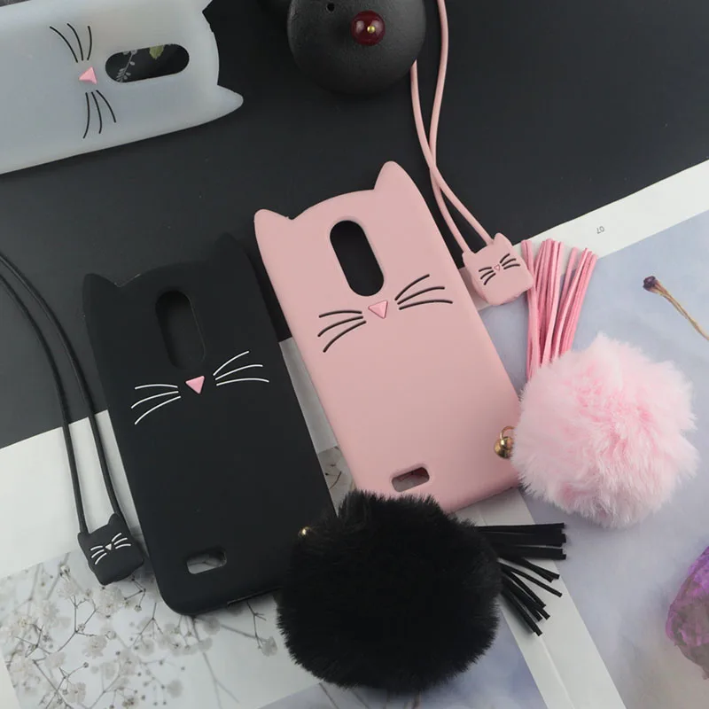 Силиконовый чехол с милыми 3D рисунками для LG G6 телефона японскими блестками
