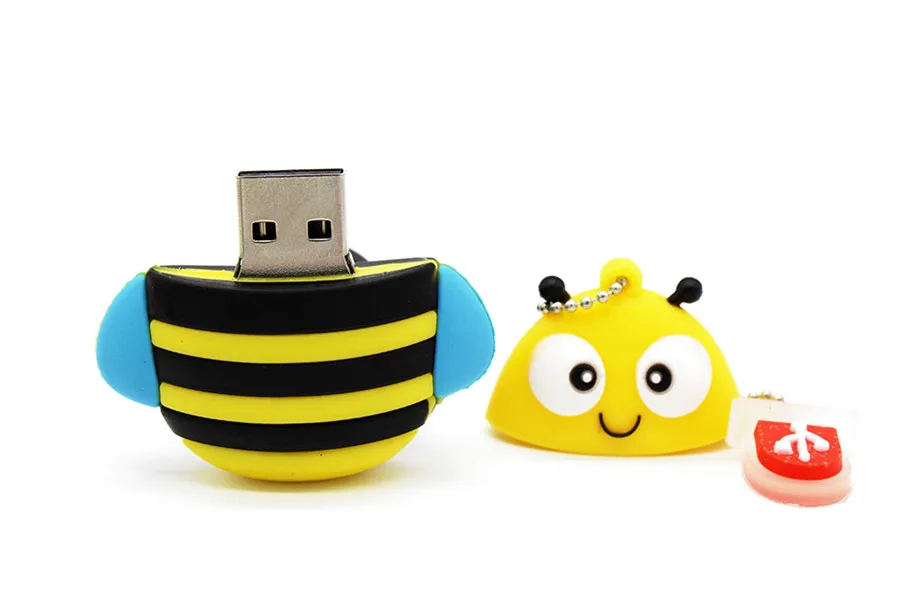 Usb флеш-накопитель KING SARAS 64 GB с мультяшным пингвином совой лисой usb 2,0 4 GB 8 GB 16 GB 32 GB флешка, подарок
