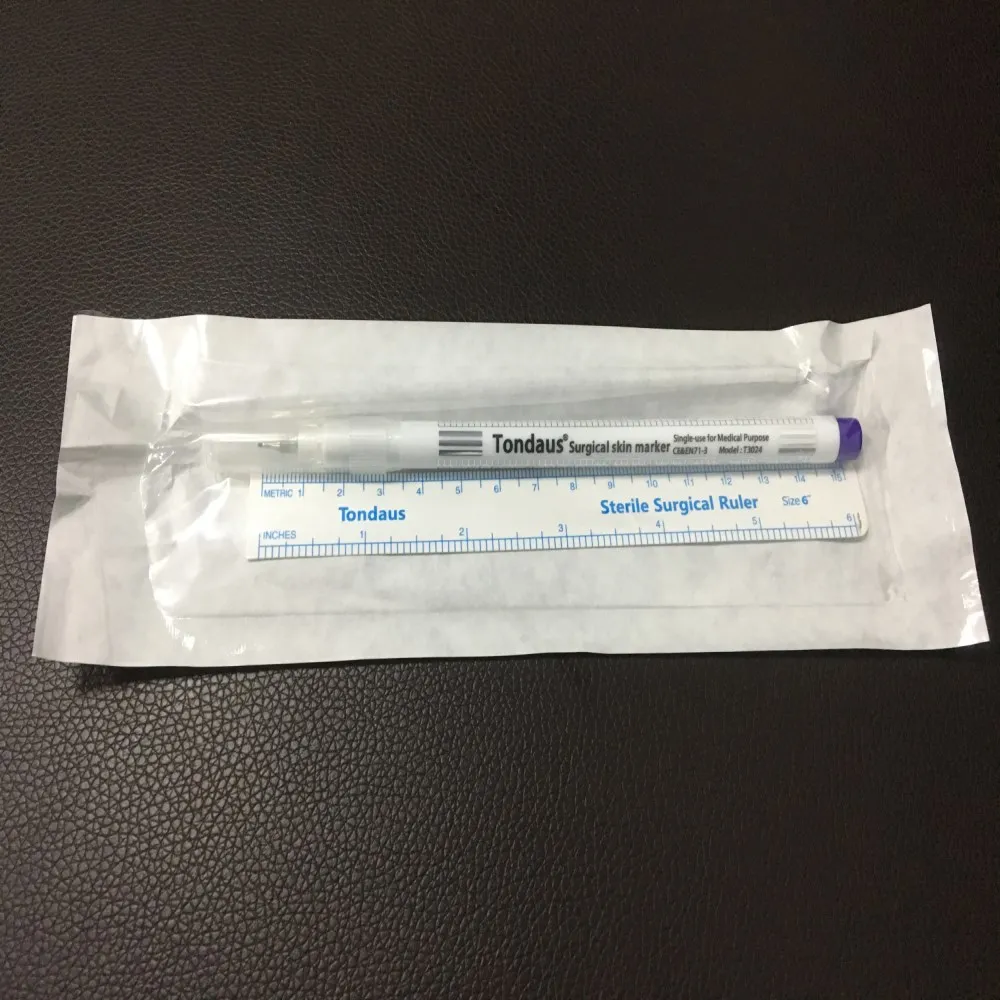 Аксессуары для татуировок 1 шт. маркер кожи с линейкой инструмент набросков
