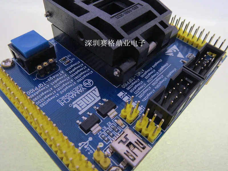 Оригинальное тестовое сиденье ATMEL IC ATmega3290 ATmega6490 ATmega128 программирование сгорания