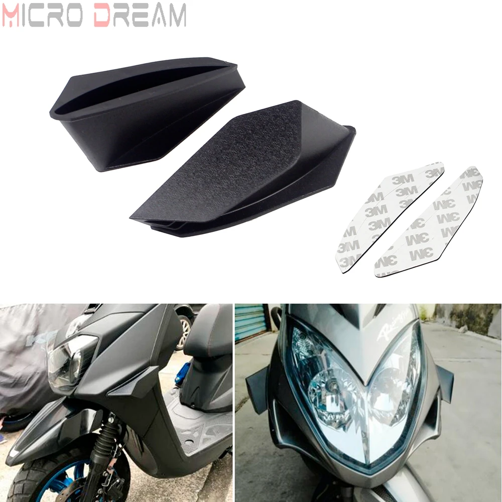 

Motorcycle Aerodynamic Winglet Scooter Universal Aero Dynamic Wing Kit For Honda Yamaha V-max YZF Kawasaki Nmax Versy Z900 Z800
