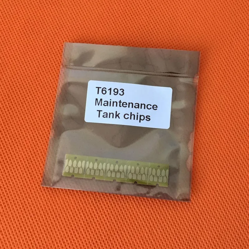 5 шт. T6193 чип технического бака для Epson T3000 T5200 T7200 T3270 T5270 T7270 F6000 F6080 F6070 F7070 F7080