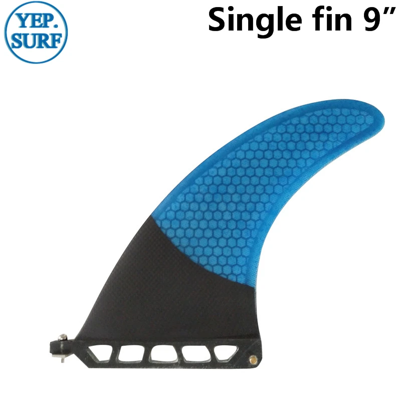 Плавники для серфинга Longboard одноплавники 9 длина плавники для серфинга синий цвет плавники