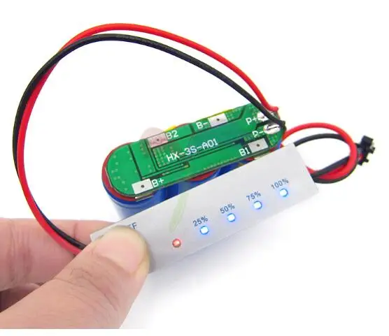 Индикатор емкости литиевых батарей 4S тестер заряда литий-ионных аккумуляторов 14