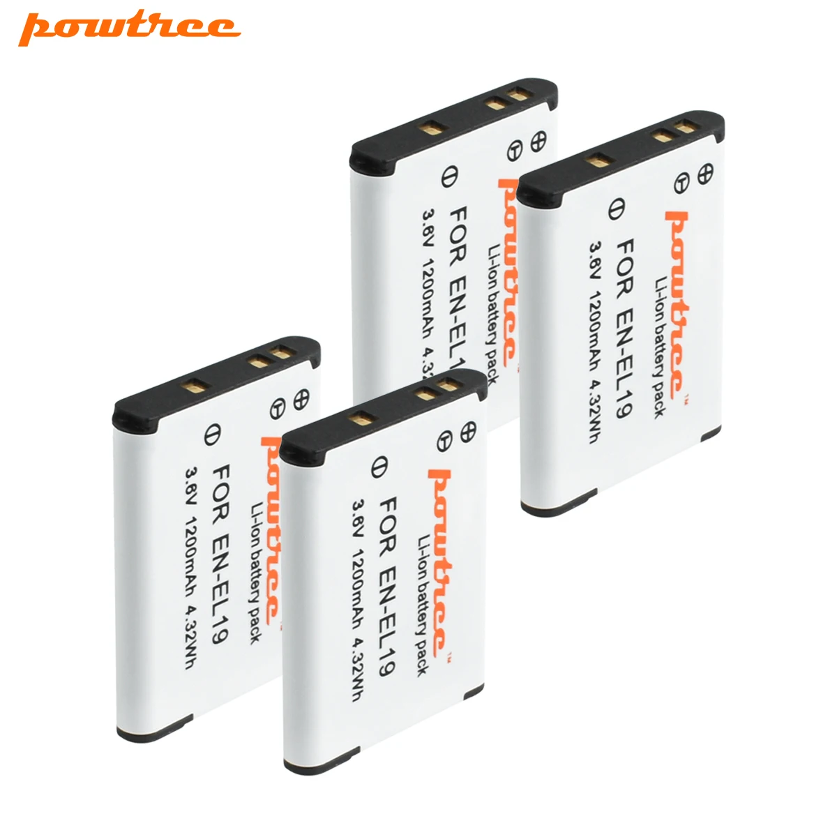 4X3 6 V 1200mAh литий-ионная EN-EL19 EN EL19 RechargeableBattery для Nikon S2500 S2600 S2700 S3100 S3200 S3300 S3500 S4100 S6500 L30 |