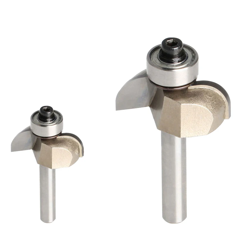 

1pc Wooden Router Bits 1/2*3/8 Woodworking Carving Cutter CNC Engraving Cutting Tools Bearing Woodwork Tool