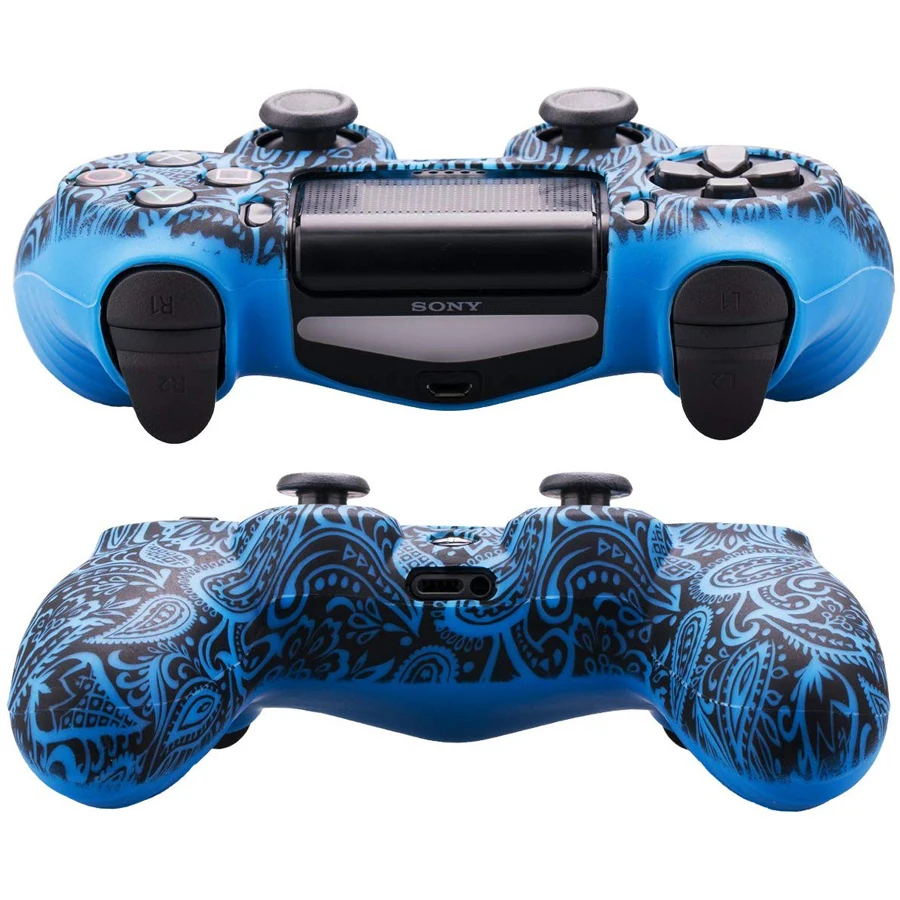 Тату шаблон PS4 контроллер силиконовый чехол Play Station 4 Чехол для джойстика кожи