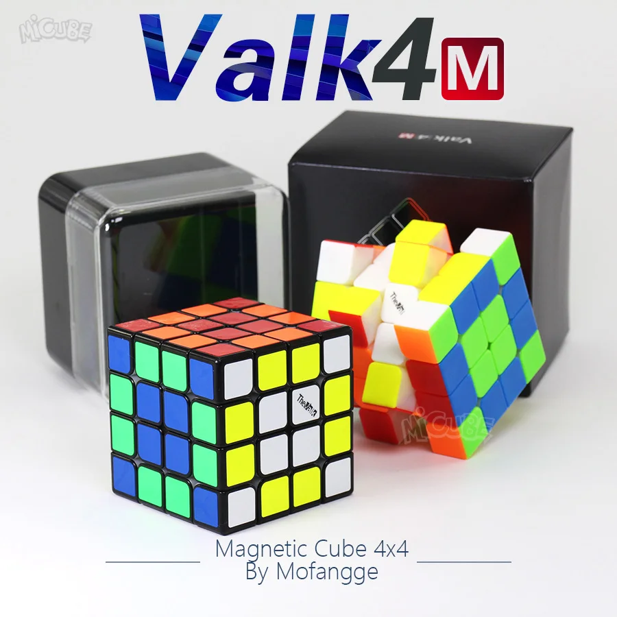 Магнитный куб Valk4M Valk4 M 4x4 скоростной магический Сильный магнитный Magico Qiyi Valk 4