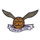 Золотой снитч булавка Квиддич магические заклинания брошь фанаты дополнение