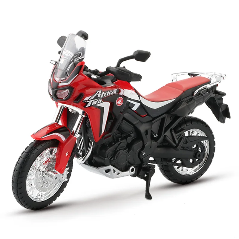 Africa Twin DCT Maisto 1:18 Масштаб Модель мотоцикла Игрушка сплав Внедорожный гоночный мотоцикл Африка Твин DCT CRF1000L мотор мотоциклы игрушки для детей - Цвет: Africa Twin DCT