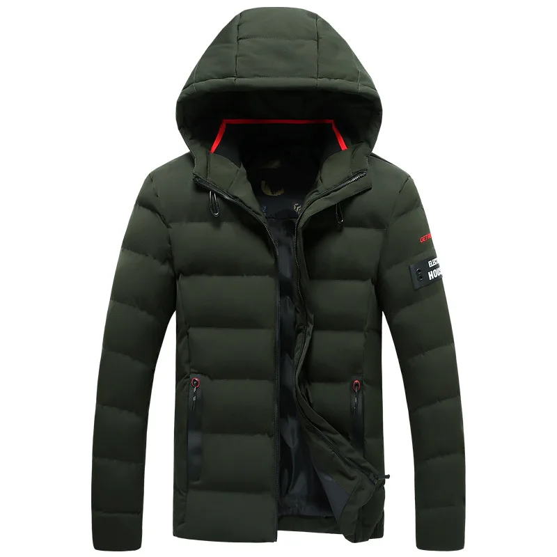 Plus Size 4XL 5XL 6XL 7XL 8XL Hooded Collar Winter Parkas Men Clothes 115-125 | Мужская одежда
