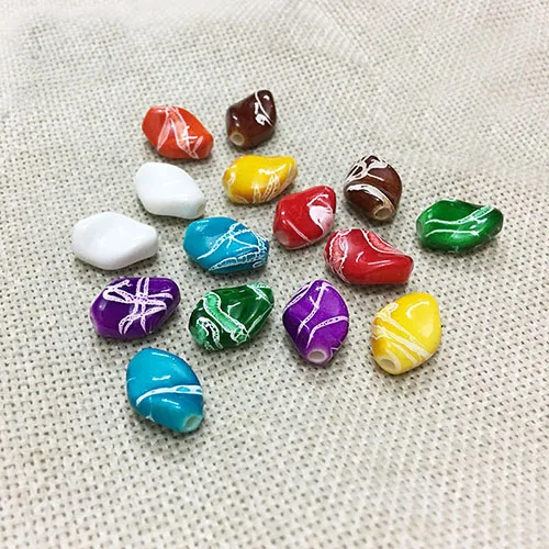 Розово красные бусины для поделок серьги фурнитура чокер ожерелье браслет