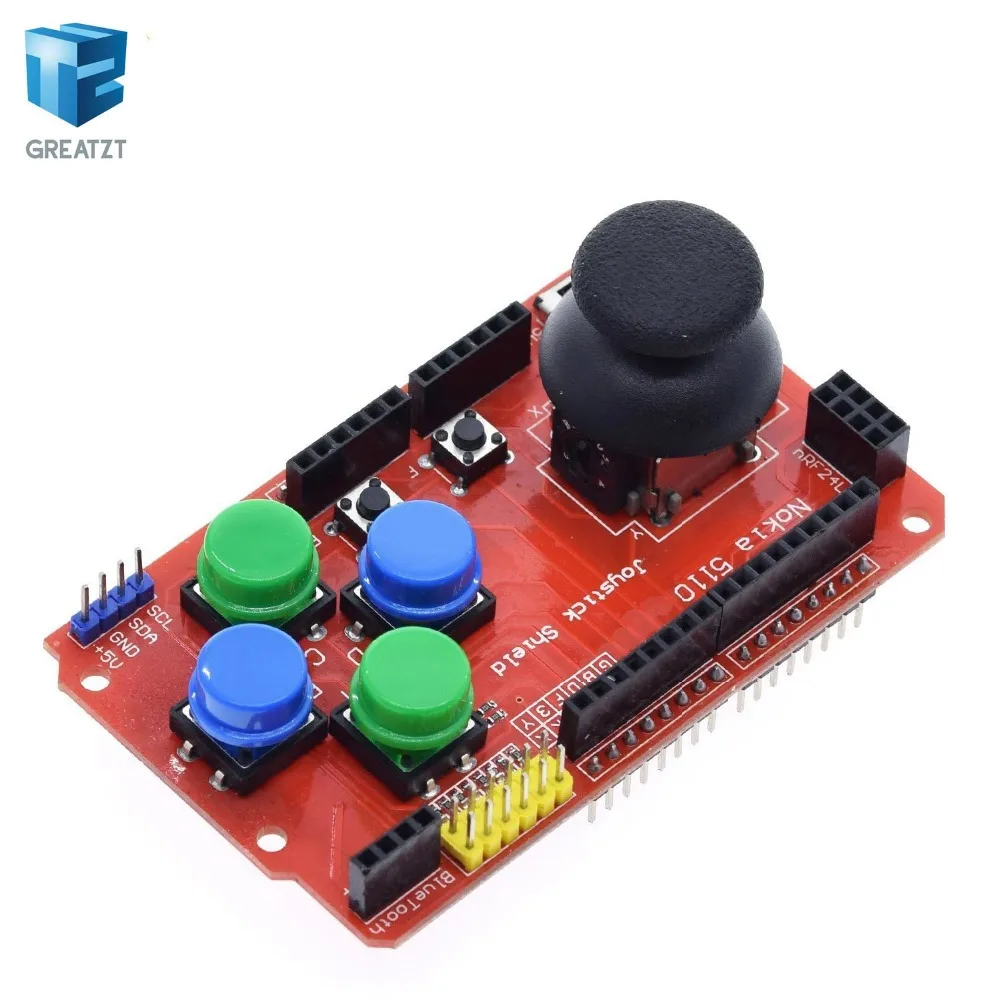 YUYANG щит джойстика для Arduino Плата расширения аналоговая клавиатура и функция мыши