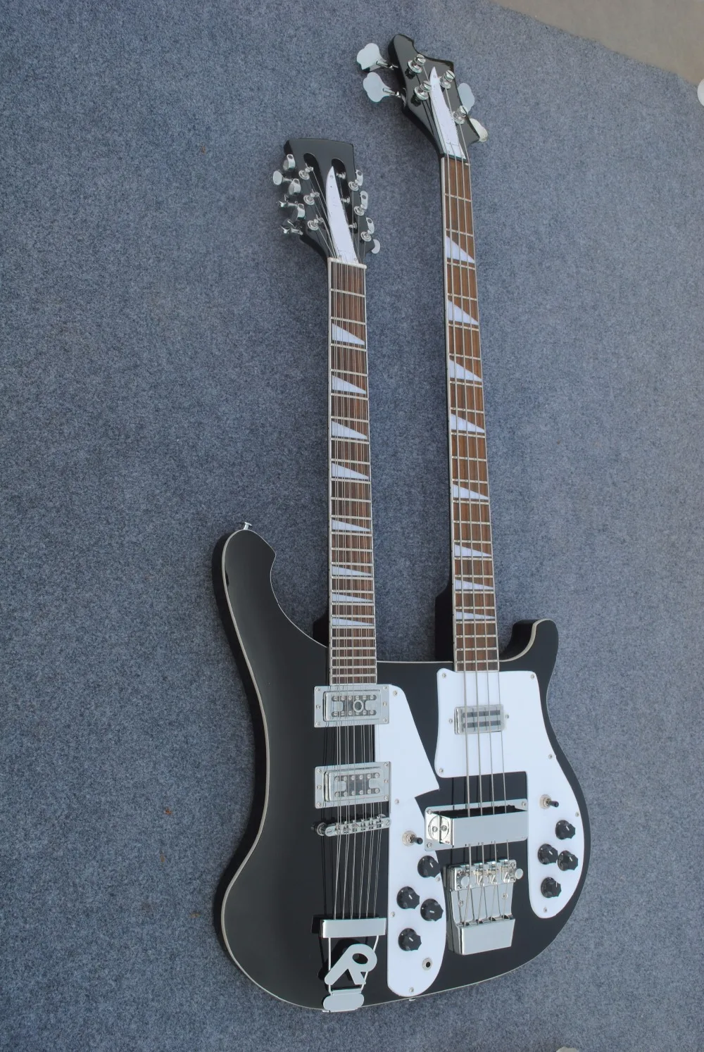 Высокое качество Doulbe Шея Rickenbucker 4003 электрическая бас гитара 12 струн и 4 струны