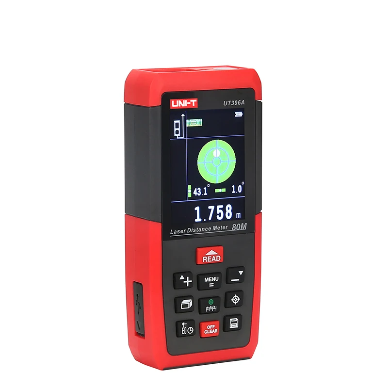 UNI T цифровой лазерный дальномеры расстояние камеры USB 80 м 120 измеритель