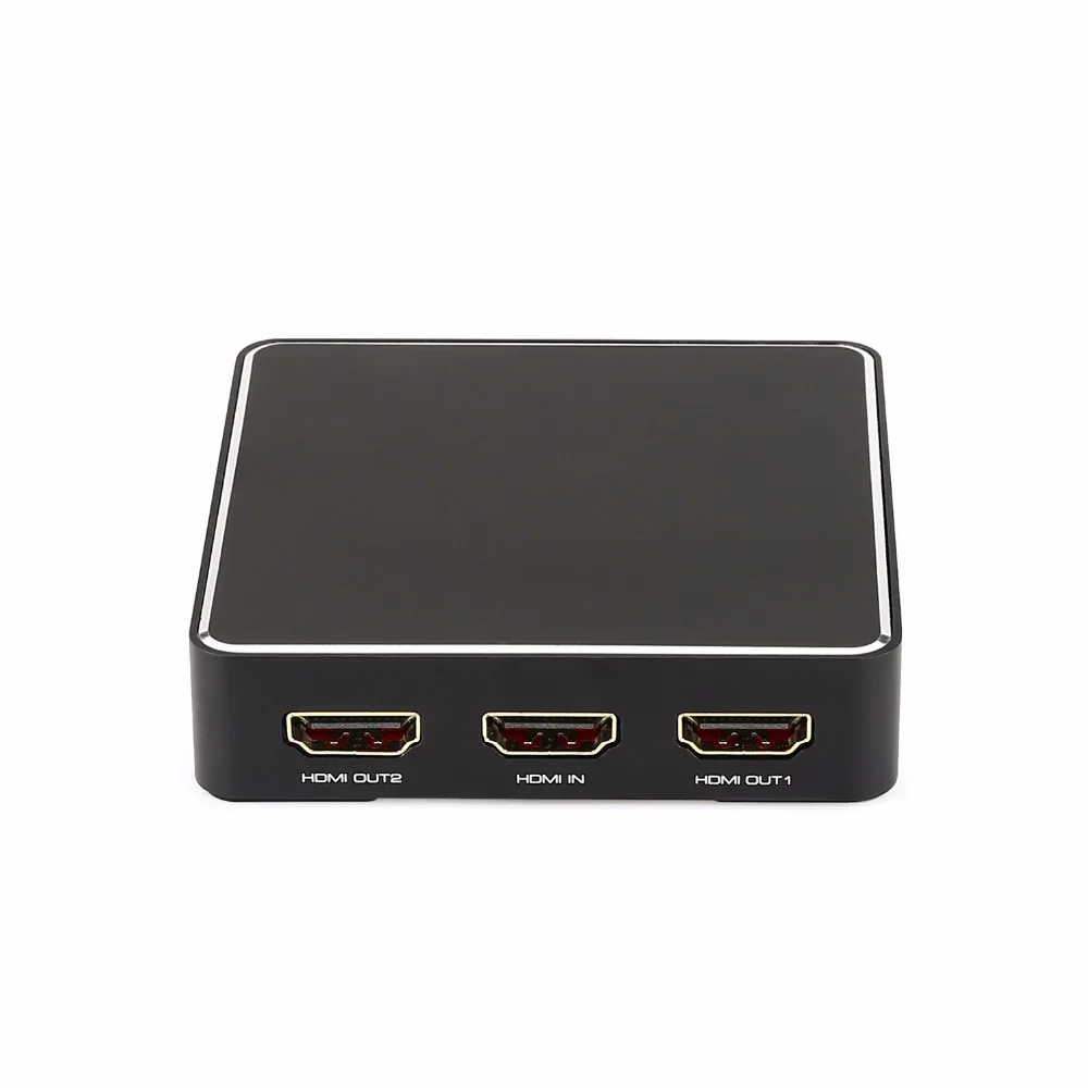 1x2 HDMI 2,0 сплиттер 4K 60HZ HDR 4:4:4 с HDCP 2,2 18 Гбит/с EDID 3D-1 в 2 выход для ТВ монитора общий экран сигнала
