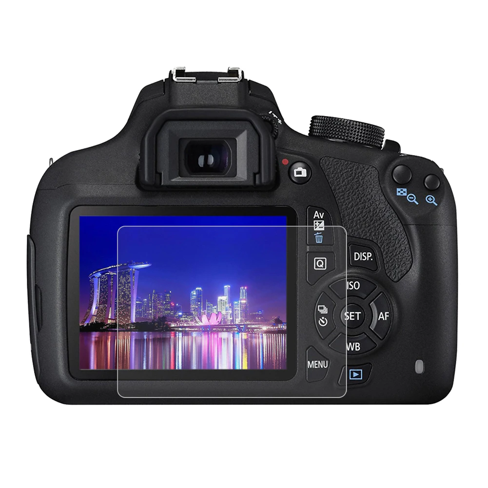 PULUZ 2.5D изогнутый край 9H твердость поверхности камеры закаленное стекло ЖК-экран Защитная пленка для Canon G7X G9X EOS 6D 7D2 100D/M3