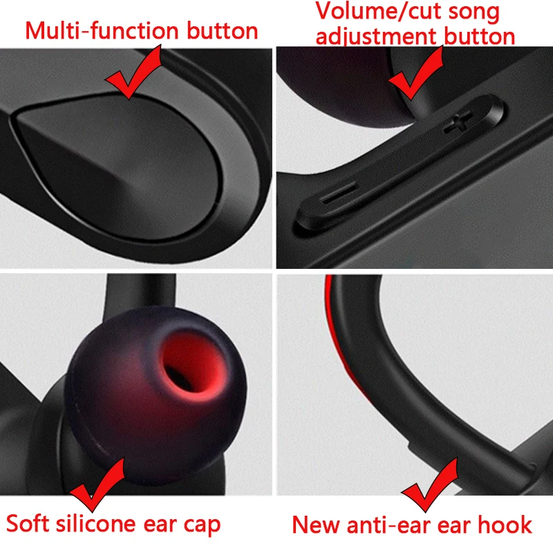 Bluetooth наушники K98 беспроводные Спортивная гарнитура с защитой от пота
