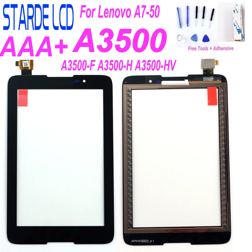 Starde Новый ЖК дисплей для Lenovo A7 50 A3500 F H HV Замена сенсорного экрана дигитайзер