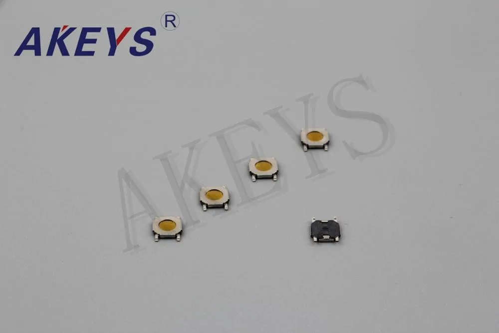

50PCS TS-C004 4*4*0.8 Ultra thin square waterproof tact switch 4 pin SMD/SMT 5.2*5.2 mini switch