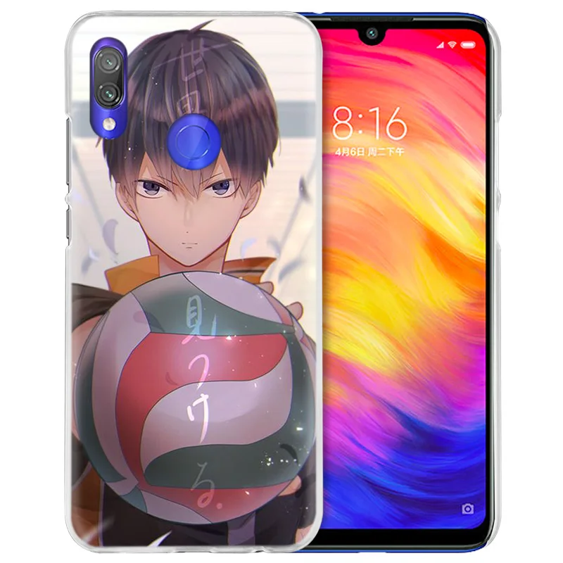 Чехол Haikyuu Hinata для Xiao mi Red mi Note 7 8T 6 6A Pro S2 5 5A 4X mi A1 A2 9 Note10 8 lite Play F1 жесткий чехол для телефона с рисунком аниме