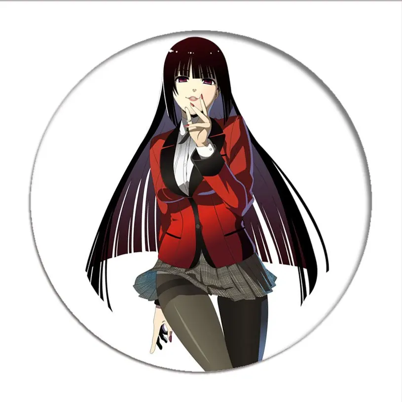 1 шт. Manga Значки для косплея Yumeko Jabami брошь на застежке меари Saotome 58 мм Аниме