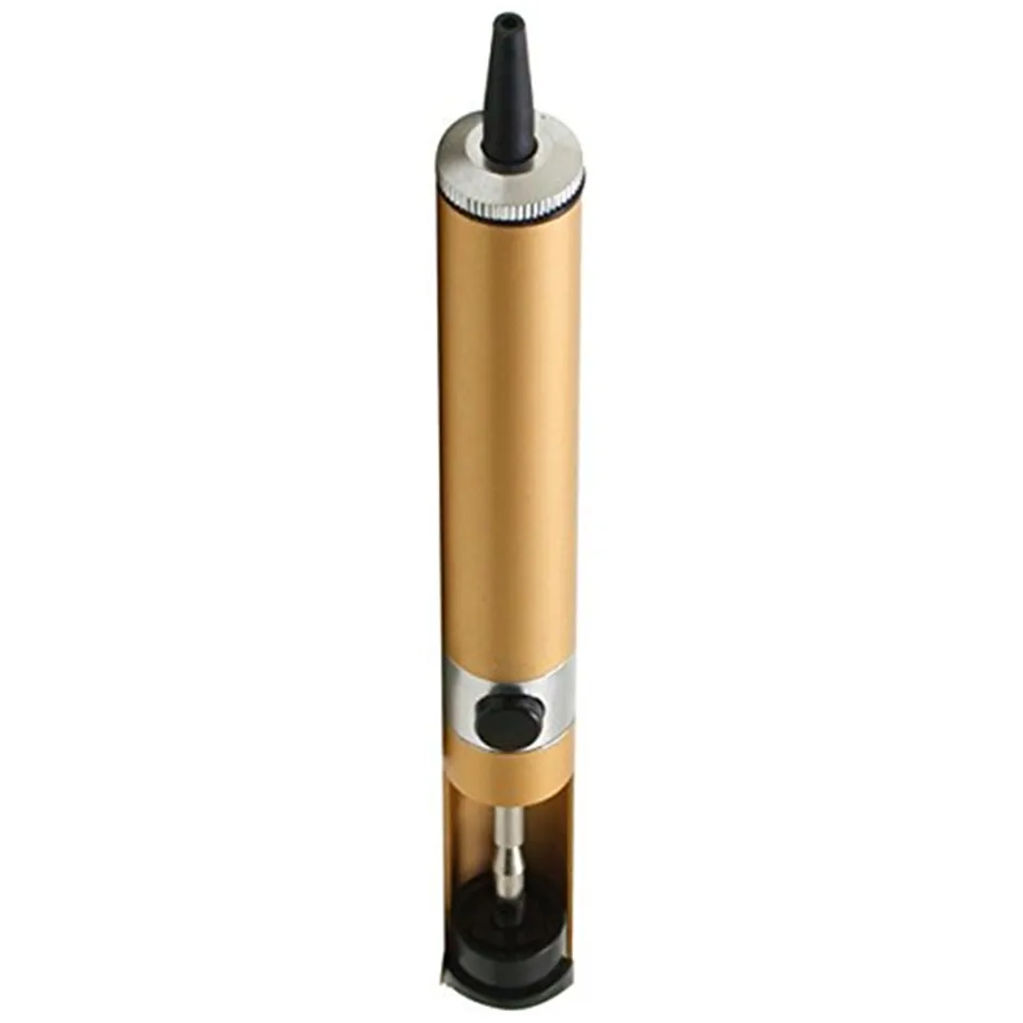 

908-366A Desoldering Pump Anti-static Aluminum Solder Sucker 32cm-Hg (195mm)