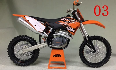 1:12 KTM горный Мотокросс внедорожный мотоцикл Модель Коллекция фигурка модель готовой продукции статическая - Цвет: 3